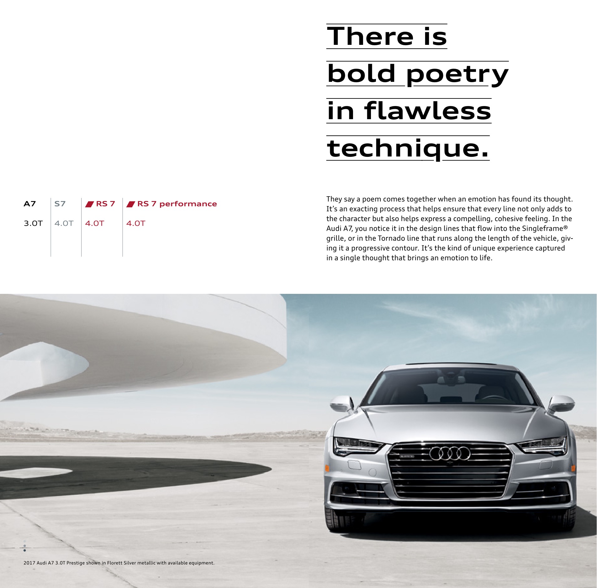 2017 Audi A7 Brochure Page 12
